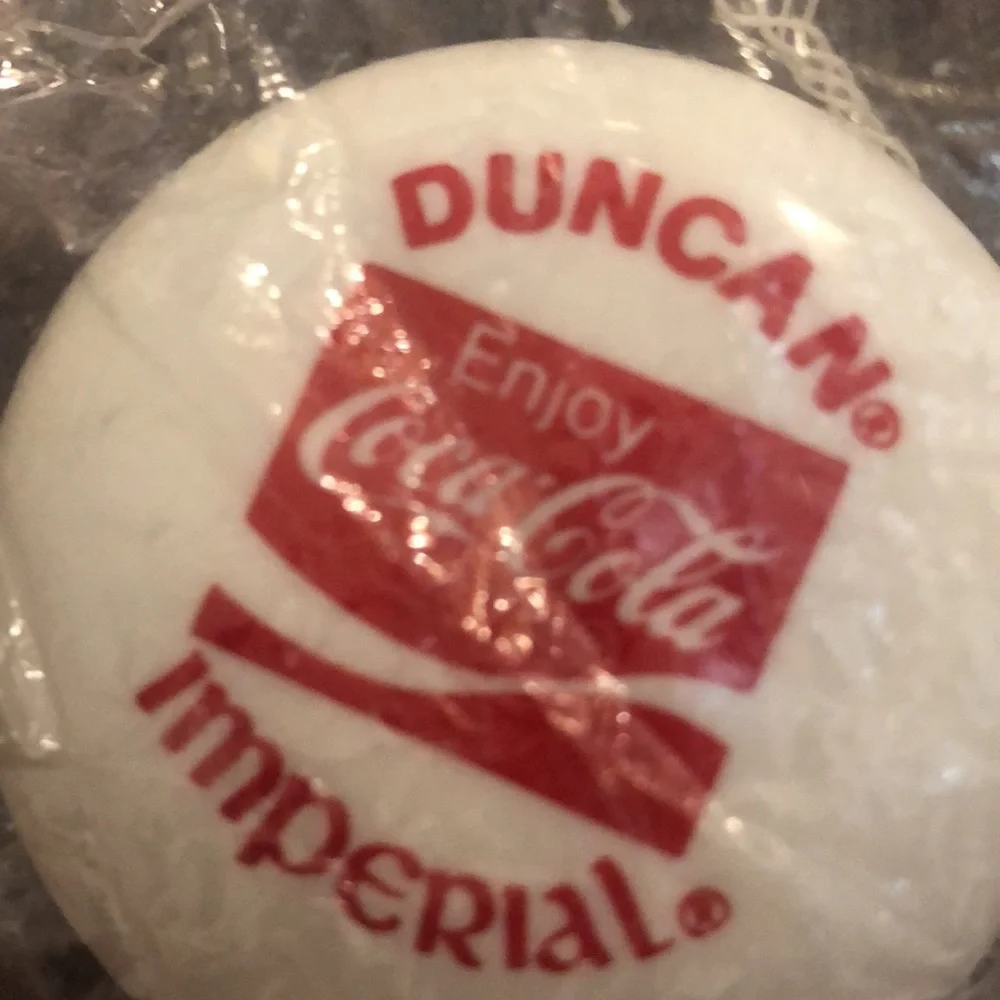 Vintage Duncan Coca-Cola brand yo-yo toy. New.
